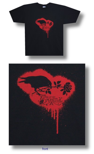 Bullet For My Valentine Crow Tee 002