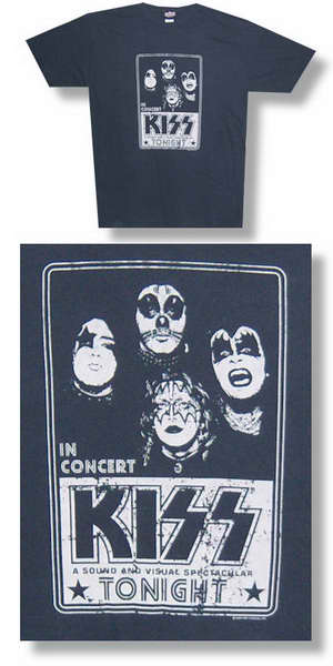 Kiss Tonight Distressed 30/1 Tee 032