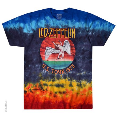 Led Zeppelin US Tour 1975 Tie-Dye Tee 066