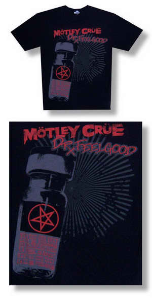 Motley Crue Pillz 30/1 Jumbo Print Tee 010