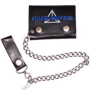 Mudvayne Embossed Leather Wallet w/ Chain 013