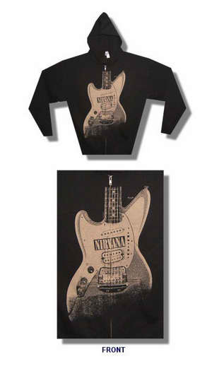 Nirvana Zip Up Guitar Hoody 009